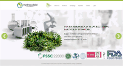 Desktop Screenshot of hydrocolloid-indonesia.com